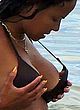 Christina Milian naked pics - fully visible boob, bikini