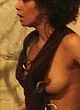 Halle Berry boob out on the movie set pics