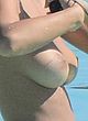 Emily Ratajkowski naked pics - topless, showing tits outdoor