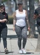 Amber Rose sexy in white tank top pics