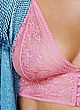 Alicia Keys see through pink bra pics