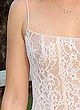 Ana de Armas naked pics - braless in see through dress