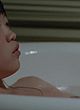 Andrea Chen nude tits in bathtub scene pics