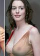 Anne Hathaway see thru and nude pics pics