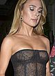 Kimberley Garner naked pics - fully see-through black gown