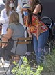 Jennifer Love Hewitt floral shirt and blue jeans pics