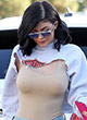 Kylie Jenner braless candids pics