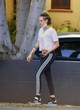 Kristen Stewart sexy in adidas leggings pics