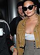 Demi Lovato naked pics - boob slip in public