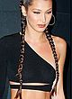Bella Hadid wears a see through top pics
