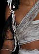 Chanel Iman naked pics - sexy nip slip in costume