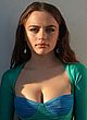 Joey King busty in low-cut tight outfit pics