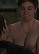 Lena Dunham nude boobs, making out, talk pics