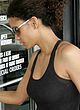 Halle Berry buy lots of cd in a music shop pics