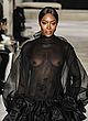 Naomi Campbell fully transparent dress pics