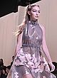Gigi Hadid fully see-through gray dress pics