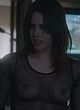Athena Zelcovich fully see-through black top pics