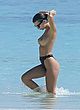 Emily Ratajkowski topless on the beach pics