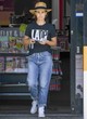Natalie Portman casual at a gas station pics