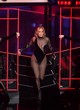 Jennifer Lopez wore a black sheer catsuit pics