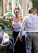 Lily-Rose Depp naked pics - see through white tank top