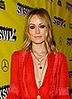 Olivia Wilde naked pics - wears a see through red dress