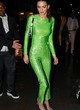 Kendall Jenner sexy in green outfit pics