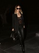 Rita Ora looked sexy in black outfit pics