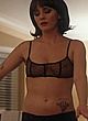 Addison Timlin naked pics - see-through black bra, posing