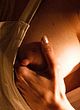 Kristanna Loken naked pics - exposing boob in lesbo scene
