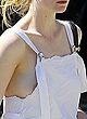 Elle Fanning braless and boob slip outdoor pics