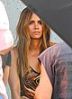 Halle Berry see through on the set pics
