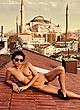 Marisa Papen posing fully naked in public pics