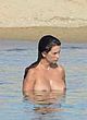 Penelope Cruz naked pics - showing boobs at the beach