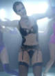Rita Ora hot latex lingerie from a clip pics