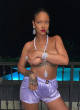Rihanna naked pics - hand bra topless and sexy pics