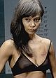 Thandie Newton naked pics - posing in see-through bra