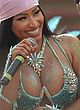 Nicki Minaj naked pics - huge nipple peek in public