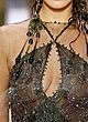 Bella Hadid naked pics - walking in sheer lace gown