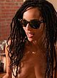 Zoe Kravitz naked pics - showing tits, making out