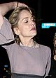 Sharon Stone walking in see-through top pics