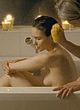Tuppence Middleton showing tits in bathtub & talk pics