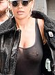 Rita Ora naked pics - walking in see-through top