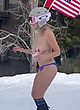 Chelsea Handler naked pics - topless skiing
