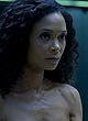Thandie Newton naked pics - standing nude in westworld