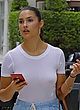 Tao Wickrath naked pics - walking in see-through t-shirt