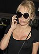 Pamela Anderson wear see-through black top pics