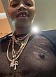 Slick Woods live stream in see-through top pics