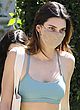 Kendall Jenner showing her ass & abs outdoor pics