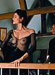 Alessandra Martines naked pics - fully see-through black outfit